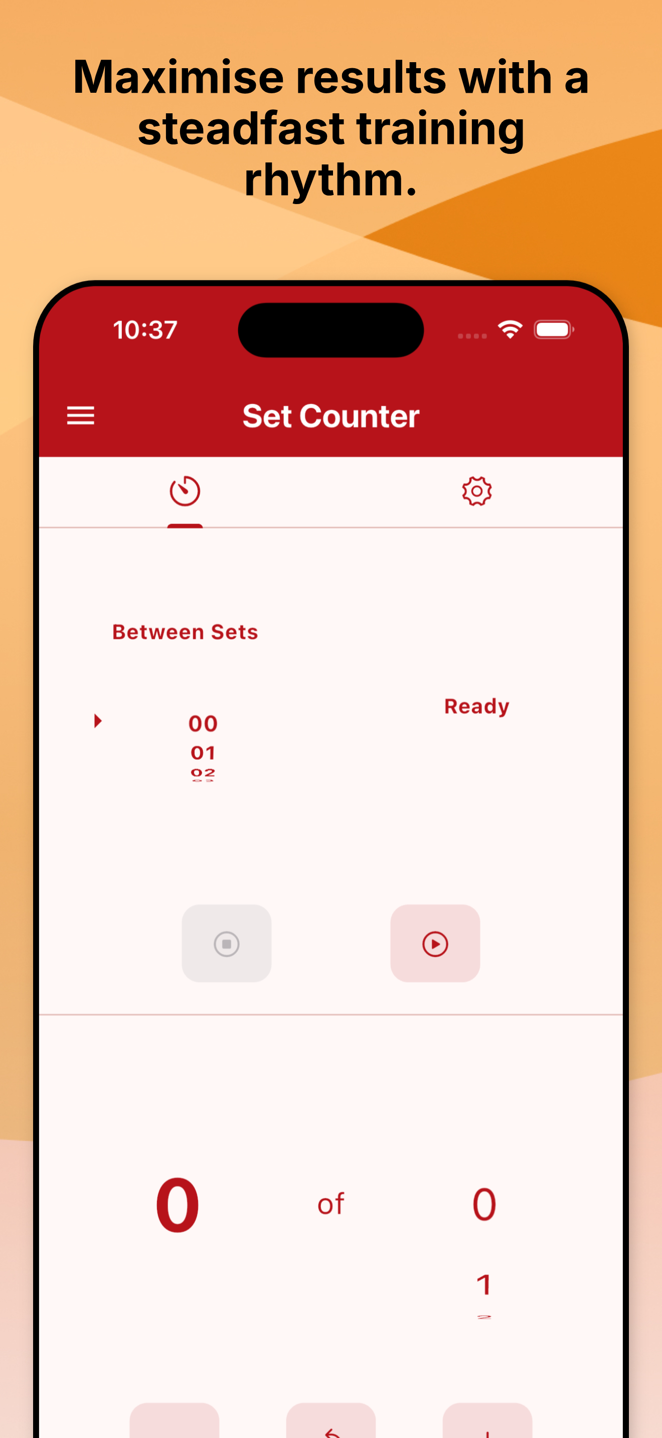 Force Workout Helper Set Counter