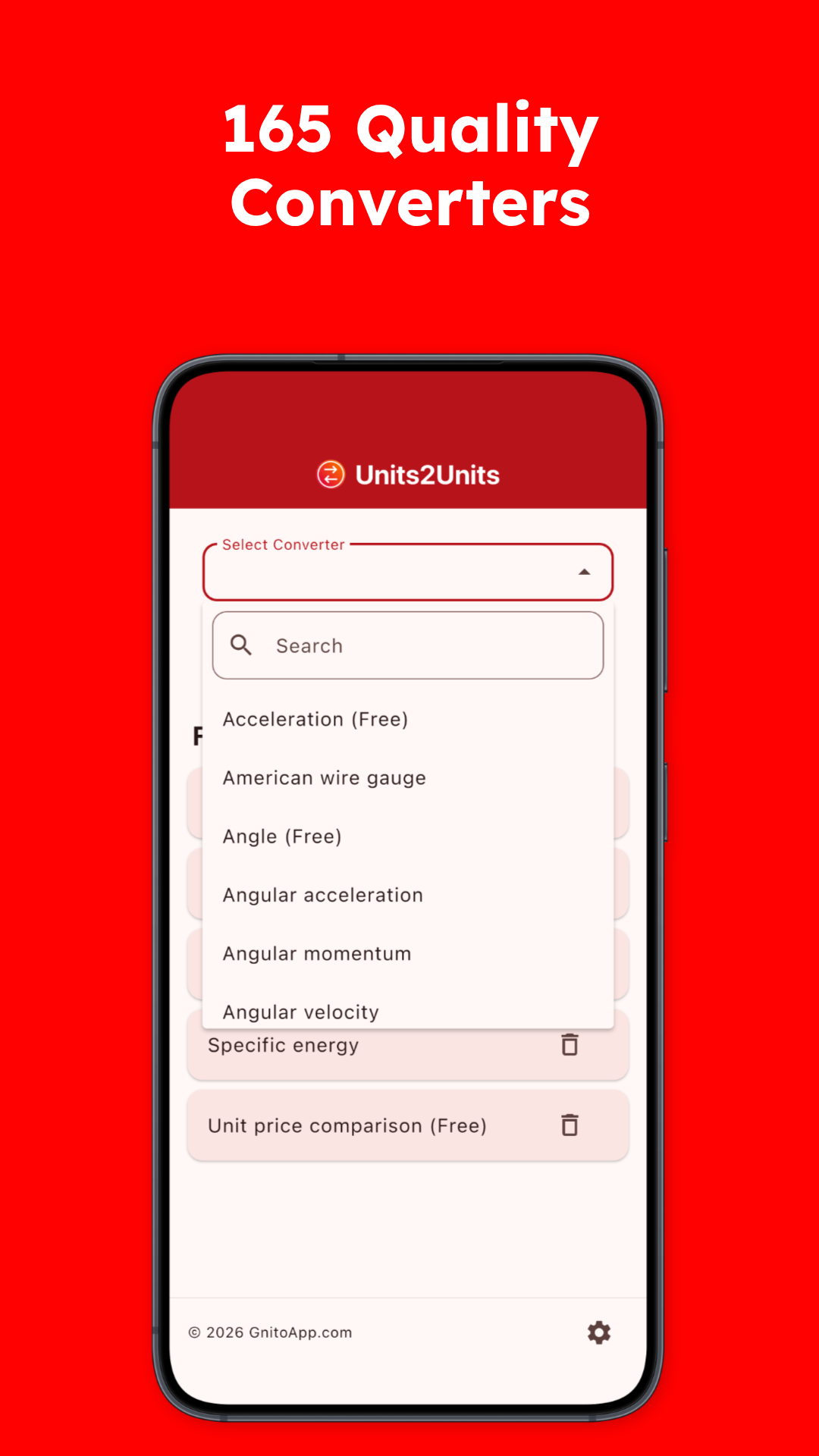 Units2Units Main Dashboard